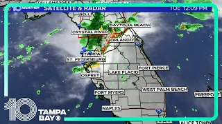 LIVE RADAR | Showers, storms roll through Tampa Bay region