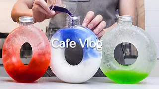 💯행복한 주말을 보낼 준비 되셨나요?⛅1 hours/Cafe Vlog/ASMR/Tasty Coffee#183