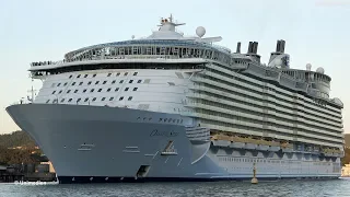 OASIS OF THE SEAS | amazing call of world`s 1st ocean giant in La Spezia (Italy) | 4K-Quality-Video