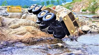 CrossRC BC8 Mammoth 8x8 Truck Rock Crawling Action