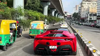 SUPERCARS IN BANGALORE | INDIA 🇮🇳 | LAMBORGHINIS | FERRARIS | And More 🚀🔥