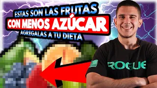 🍉✅TOP 7 FRUTAS con Menos AZÚCAR que puedes comer a DIARIO