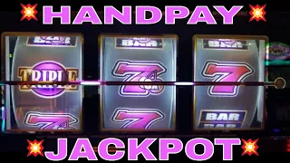 Triple Golden Cherries Slot Machine-HANDPAY JACKPOT🎁  | Slot MASSIVE WIN