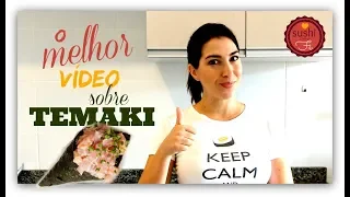 TEMAKI em CASA | Como Fazer Sushi | Com a Fê