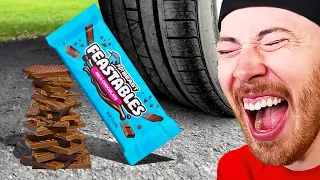 Tire Crushing Objects! (SATISFYING!)