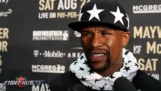 MAYWEATHER “HE CALLED BLACK PEOPLE MONKEYS! I WOULD NEVER DISRESPECT HIS WIFE OR CHILD!”