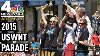 Looking Back at the Last Time the USWNT Had a World Cup Ticker Tape Parade | NBC New York Archives