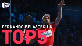 #Top5 Puntazos Fernando Belasteguín 2020 | World Padel Tour