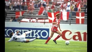 Preben Elkjær vs Uruguay. 1986 World Cup. All touches & actions