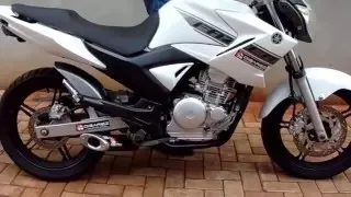 Yamaha Fazer 250 com escapamento Disarsz Modelo R