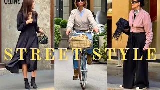 Milan Street Style 2024•The Latest Italian Fashion Trends for Spring•Chic and Trendy Outfits
