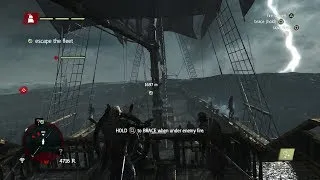 Assassin's Creed IV: Black Flag (PS4) - Hurricane Sailing Gameplay [1080p HD]