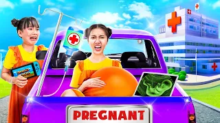 Mi Mamá Está Embarazada! ⛈️ Baby Doll Cuida De Mamá Embarazada
