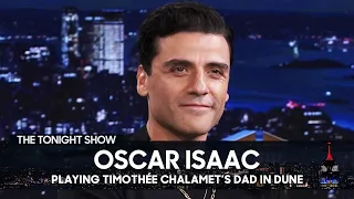 Oscar Isaac Bonded with Timothée Chalamet on the Set of Dune | The Tonight Show