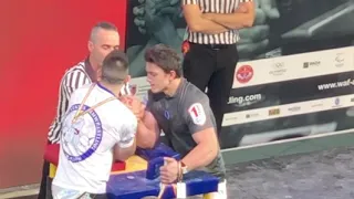 Geoff Hale ( USA ) vs Arthur Makarov ( RUS ) World Armwrestling Championship 2019 Explosive power