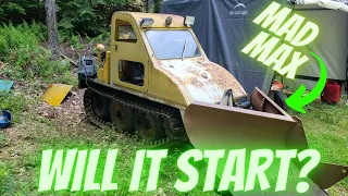 WILL IT START? Bombardier Snow-Cat Plow Straight Out of Mad Max Sitting Parked For 10 Years!