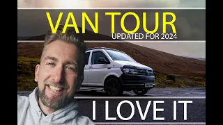 Van Tour After 4 Years - SELF BUILT DIY CAMPER VAN - 2024 Van Tour