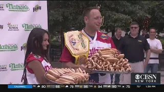 Competitors Weigh In Before Nathan's Famous Hot Dog Eating Contest