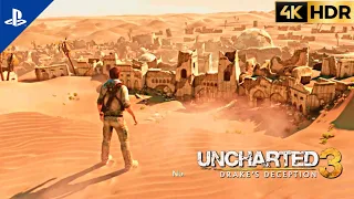 Uncharted 3 DRAKES DECEPTION Remastered Nathan Drake Collection PS5 4K 60fps HDR Gameplay