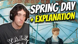 South African Reacts To BTS (방탄소년단) '봄날 (Spring Day)' Official MV + Explanation !!! (Disgusting...)