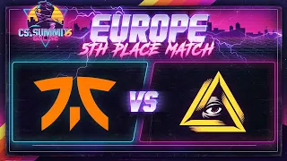 Fnatic vs GODSENT (Dust 2) - cs_summit 6 Online: EU Playoffs - Game 3