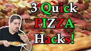 3 Quick Pizza Hacks using the Air fryer Oven