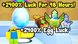 I Opened New Egg With 2400% Luck For 48 Hours To Get These In Pet Simulator 99!
