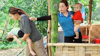 Picking cucumbers to sell and the mute girl's laziness made Nhiem angry | Trieu Thi Nhiem