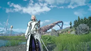 FF15 レイヴス操作で湖畔を散歩 FFXV Playable Ravus