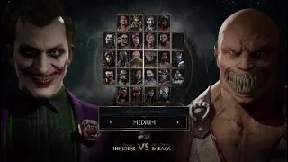 Mortal Kombat 11-Joker vs. Baraka (Medium).