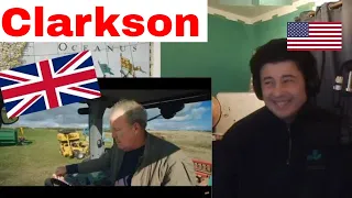 American Reacts Jeremy Clarkson's Giant Tractor Causing Chaos for 7 Minutes