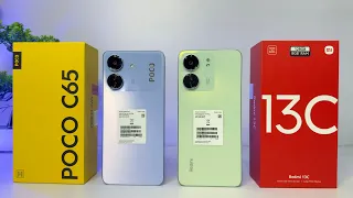 Poco C65 🆚 Redmi 13C ⚡ Unboxing & Comparison ⚡ Price & Details in Hindi