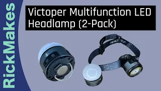 Victoper Multifunction LED Headlamp (2-Pack)