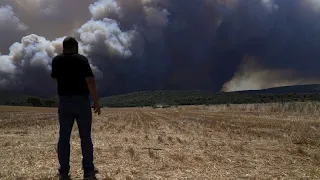 Greek wildfires force residents and holidaymakers to evacuate