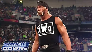 Hollywood Hulk Hogan & The Rock Confrontation Part 1 - SMACKDOWN!