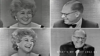 Arlene Francis & Bennett Cerf | What's my line? (1962-63) | best moments