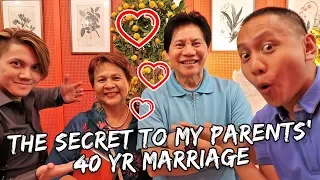 My Parents' Secret to 40 Yrs of Marriage is WEIRD! | Vlog #388