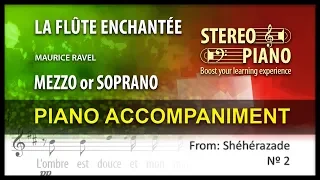 Shéhérazade: La flûte enchantée KARAOKE Ravel Original key