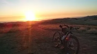 Mountain biking "Russian ridge preserve", Borel Hill