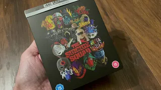 The Suicide Squad 4k UltraHD Blu-Ray Steelbook HMV Exclusive [UK] Unboxing