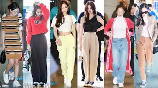 Jennie airport fashion