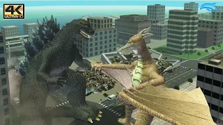 Godzilla: Destroy All Monsters Melee - Gamecube Gameplay 4K 2160p (DOLPHIN)