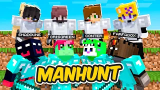 4 Pros vs 4 Cazadores | MANHUNT con TRYHARDS