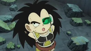 Raditz y Vegeta se enteran de la destrucción del planeta Vegeta - Goku llega a la Tierra.