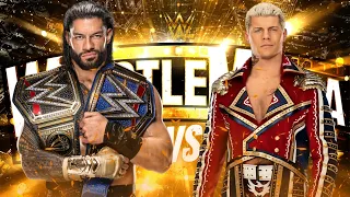 Roman Reigns VS Cody Rhodes | WWE Undisputed Universal Championship Wrestlemania 39 | WWE 2K23