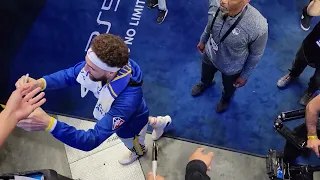 Golden State Warriors Game 2 vs Denver Nuggets... autograph signing after the game