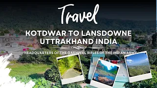 Kotdwar to lansdowne road trip | Kotdwar to lansdowne by bike | A hill stations near Delhi | Hindi