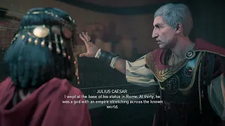 Caesar meets Alexander the Great tomb - Assassins Creed Origins
