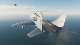 DCS 2.7 | MiG-29G | Test GSH-30-1, R-73 in Dogfight Vs New Damage model, New Clouds & Propellers