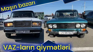 Sumqayıt maşın bazarı bugün ən son çəkiliş Ladaların qiymətləri